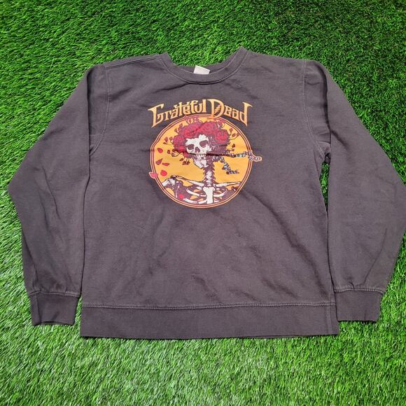 Vintage Grateful Dead Sweatshirt Womens XL Cropped Y2K - Picture 1 of 10